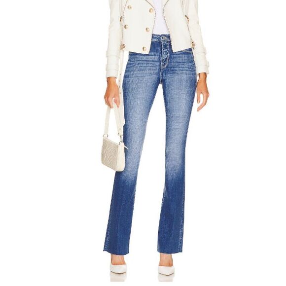 COPY - L'AGENCE Ruth High Rise Straight Jeans in Beringer Size 27 - Picture 1 of 7
